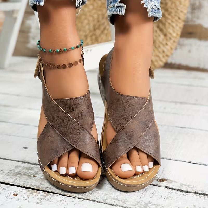 Helen – Orthopedic Wedge Sandals